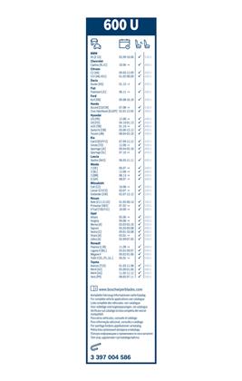 Scheibenwischer 600 mm Twin 600U