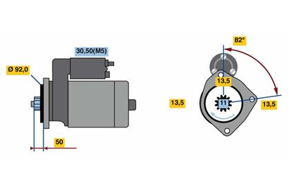Starter 24V 5.5kW