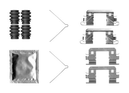 Zubehörsatz, Bremsbelag Honda