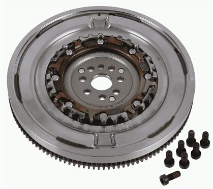 Schwungrad mit Schwungradschrauben