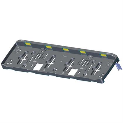 Kennzeichenhalter PKW schwarz