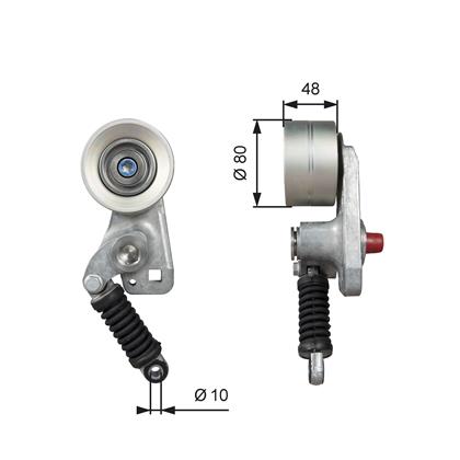 Keilrippenriemenspanner