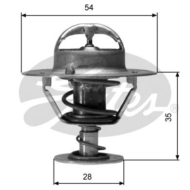 Thermostat, Kühlmittel