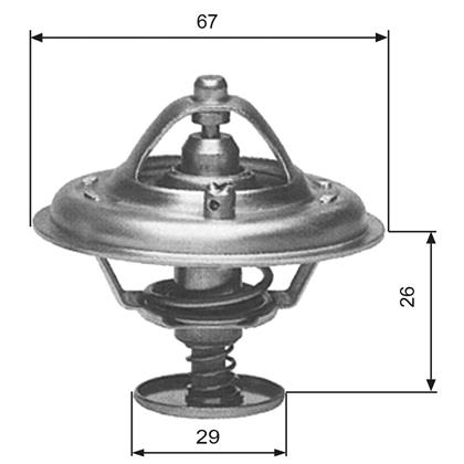 Thermostat, Kühlmittel