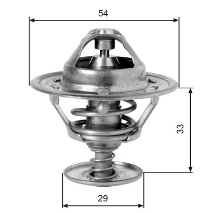 Thermostat, Kühlmittel