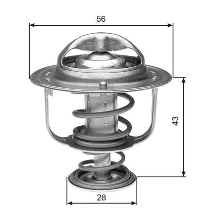Thermostat, Kühlmittel