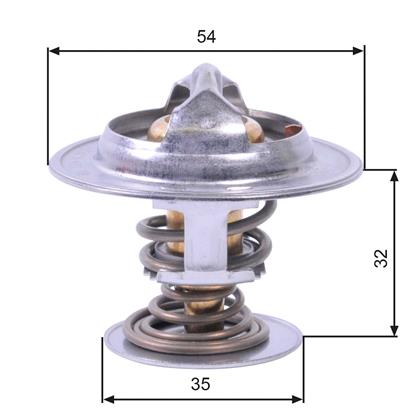 Thermostat, Kühlmittel