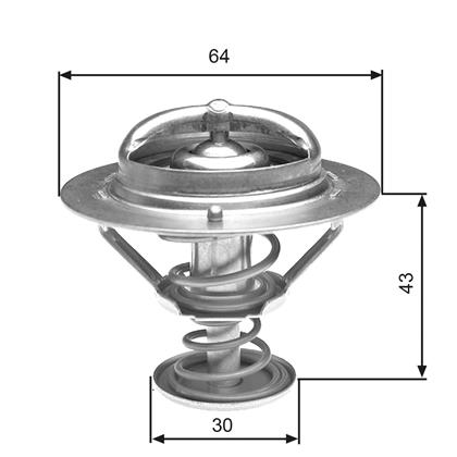 Thermostat, Kühlmittel