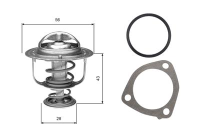 Thermostat, Kühlmittel