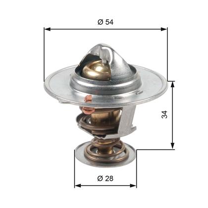 Thermostat, Kühlmittel