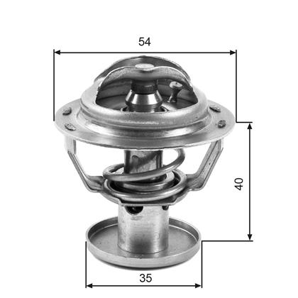 Thermostat, Kühlmittel