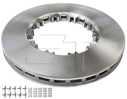 Bremsscheibe belüftet hinten