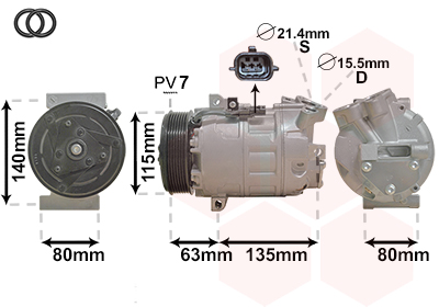 Kompressor, Klimaanlage