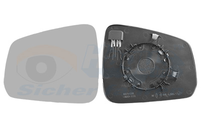 Außenspiegelglas links