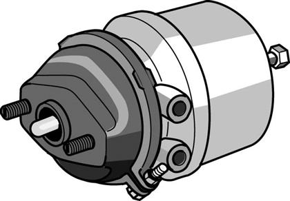 Kombibremszylinder T24/24 Hub 64mm