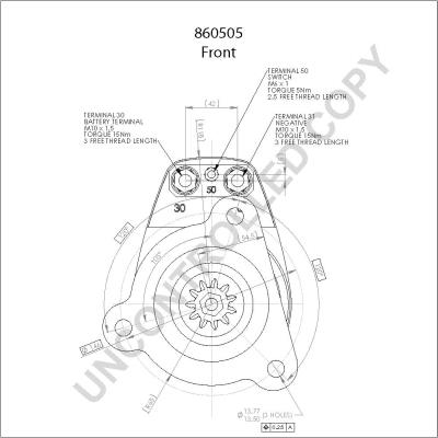 Starter 24V 6.6kW