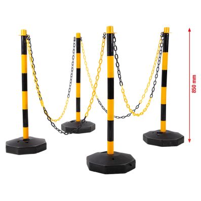 Absperrpfosten-Set