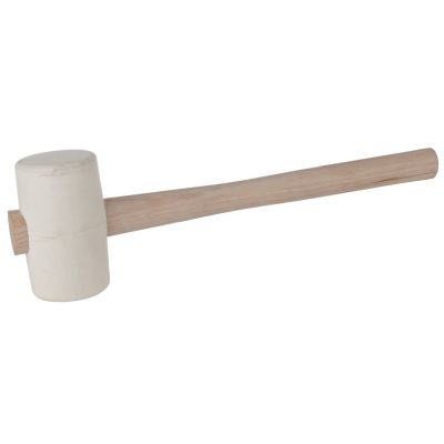Gummihammer weiss Hickorystiel 735 g Hammerkopf