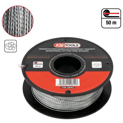 Schneiddraht, Scheibendemontage