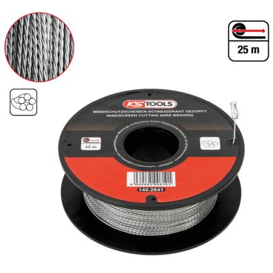 Schneiddraht, Scheibendemontage