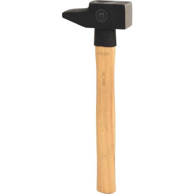 Schlosserhammer französische Form Hickorystiel 800 g Hammerkopf