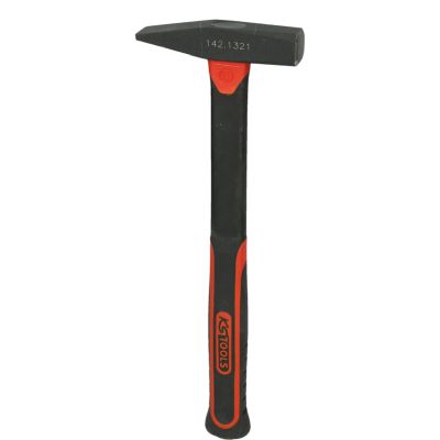 Schlosserhammer DIN1041 Fiberglasstiel 300 g Hammerkopf