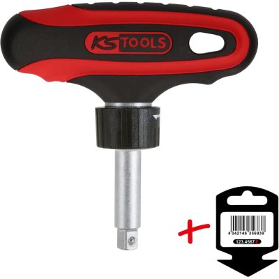 1/4" T-GRIFF-Ratsche 45-Zahn
