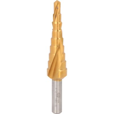 HSS-TiN Stufenbohrer,Ø 4-12mm