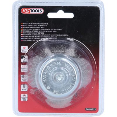 Drahtbürste Stahl 1/4"-Aufnahme Ø 12 mm