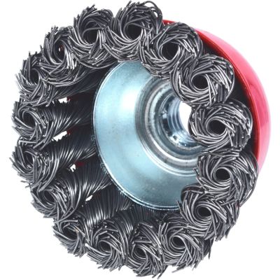 Drahttopfbürste Stahl gezopft Ø 65 mm