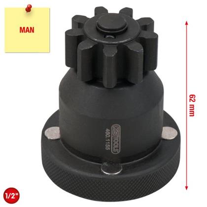 Durchdrehvorrichtung, Motor