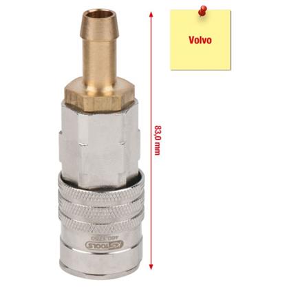 Schnellkupplung, Klimaservicegerät