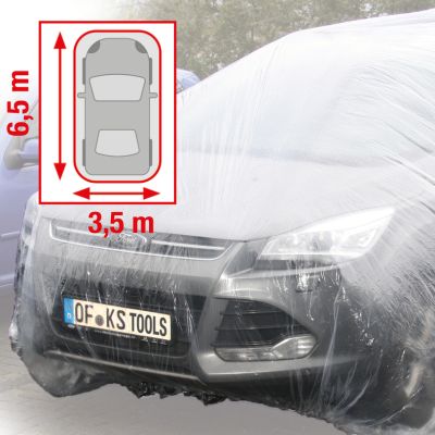Kunststoffgarage transparent 65 x 35 m