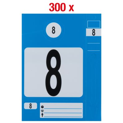 SchluesselanhaengerSet blau 300 Stueck