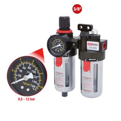 Druckluft-Wartungseinheit  3/8", 0, 5-12bar