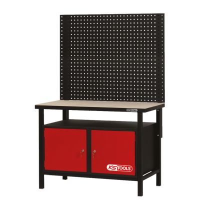 Werkzeugwagen rot/schwarz 1.000kg