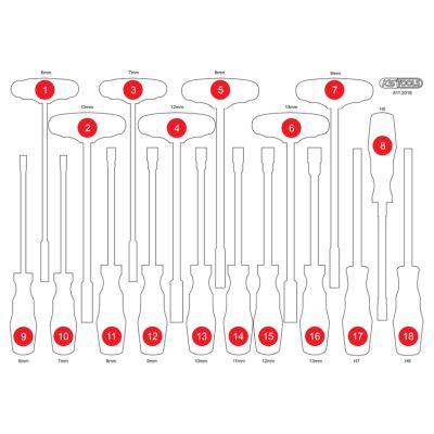 Schaumstoffeinlage, Sortimentskasten