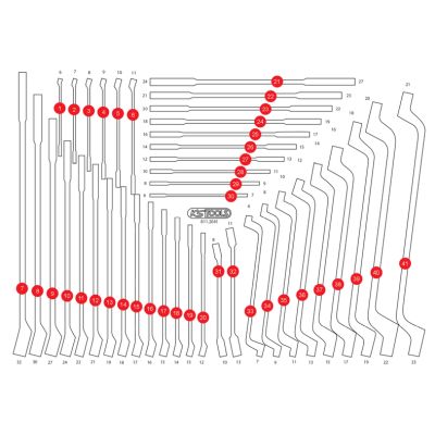 Schaumstoffeinlage, Sortimentskasten