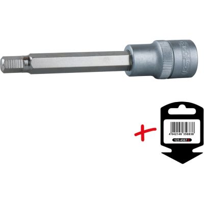 1/2" Sechskant-Bit-Stecknuß 12x110mmL