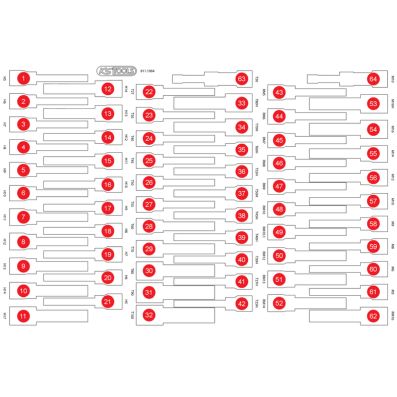 Schaumstoffeinlage, Sortimentskasten
