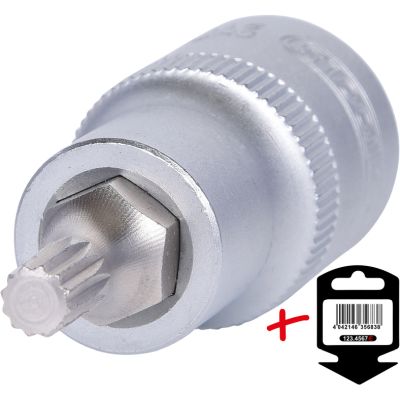 1/2" XZN-Bit-Stecknuß M6 x 55mm
