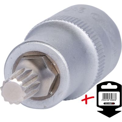1/2" XZN-Bit-Stecknuß M8 x 55mm