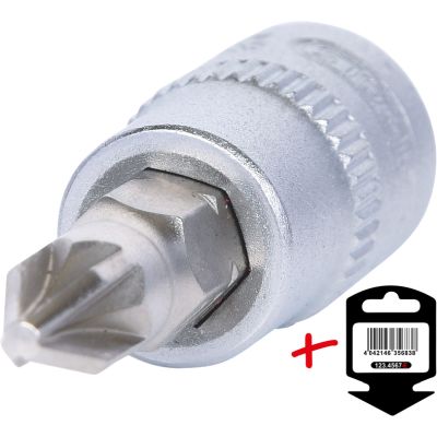 1/4" PZ-Bit-Stecknuß #2