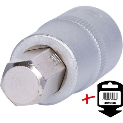 1/2" Sechskant-Bit-Stecknuß 12 x 55mm