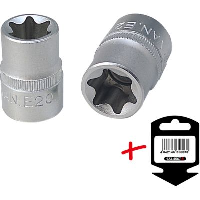 1/2" TX-Stecknuß E14