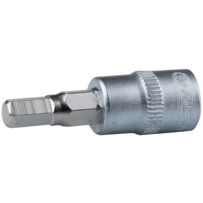 3/8" Bit-Stecknuss Innen6kt. 6 mm