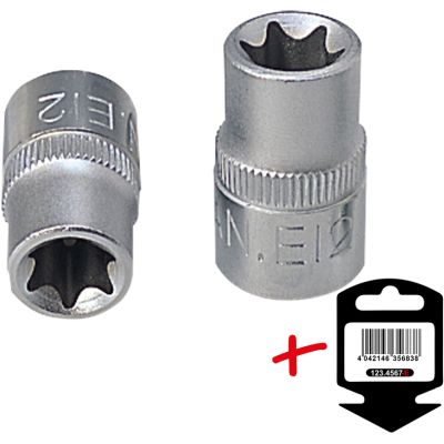 3/8" TX-Stecknuß E 20
