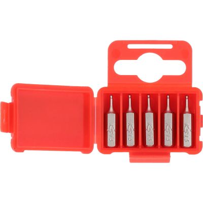 1/4" Bit Innensechskant, 25 mm, Kugelkopf, 1,5 mm, 5er Pack