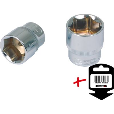 3/8" Stecknuß Flank Drive 10mm a Hänger
