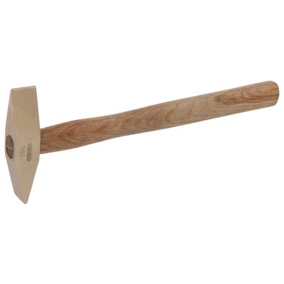 Kesselstein-/Entrostungshammer BRONZEplus Hickorystiel 600 g Hammerkopf